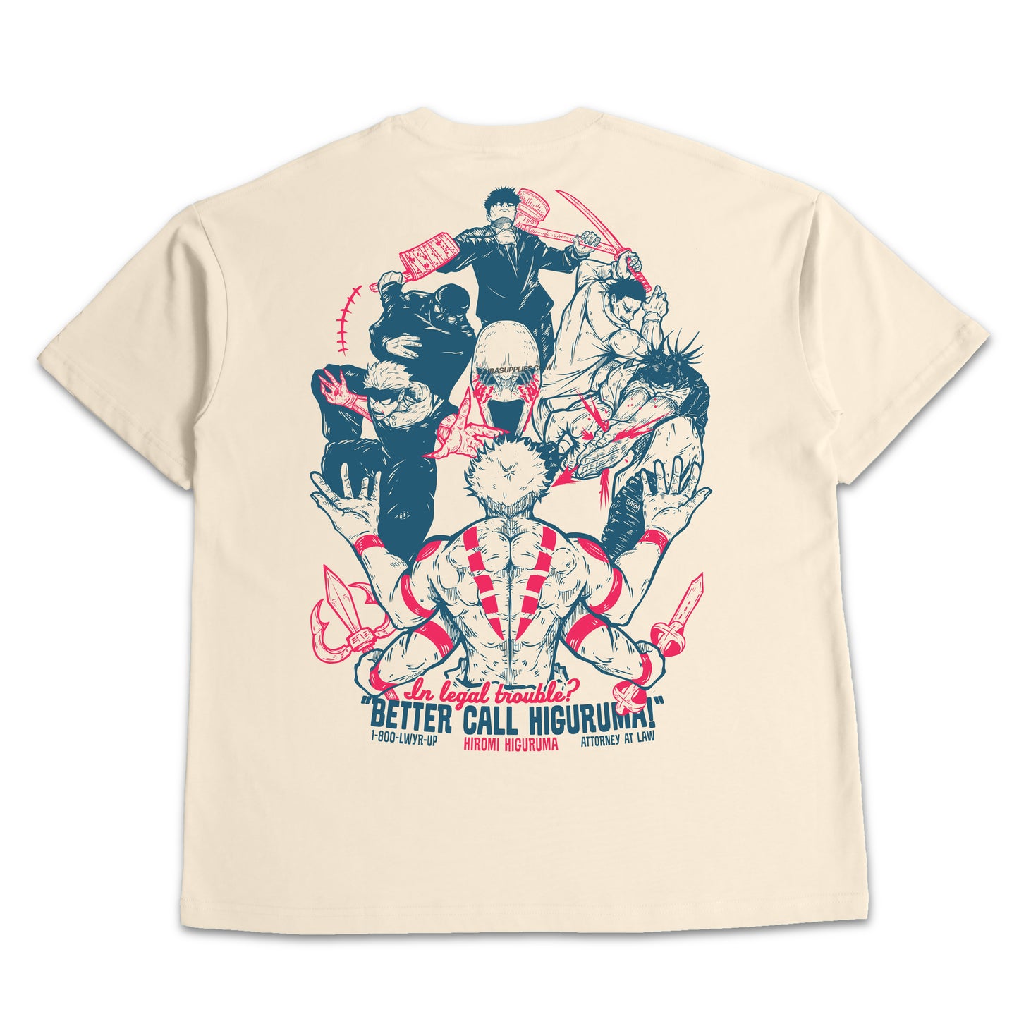 Better Call Higuruma Oversized T-Shirt