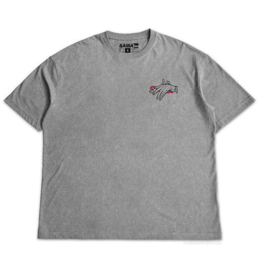 Gun Devil World Tour V3. Acid Wash Oversized T-Shirt