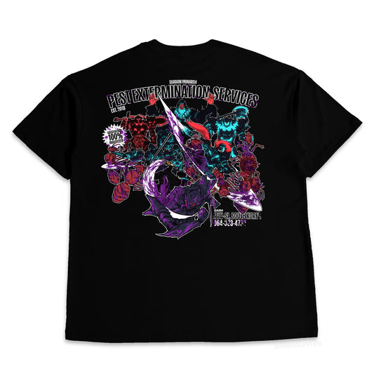 Shadow Monarch Pest Extermination Services Oversized T-shirt