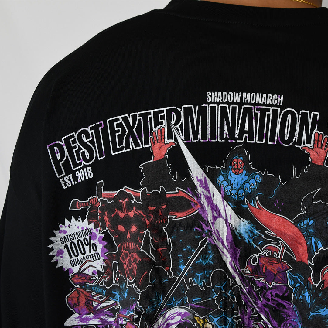 Shadow Monarch Pest Extermination Services Oversized T-shirt