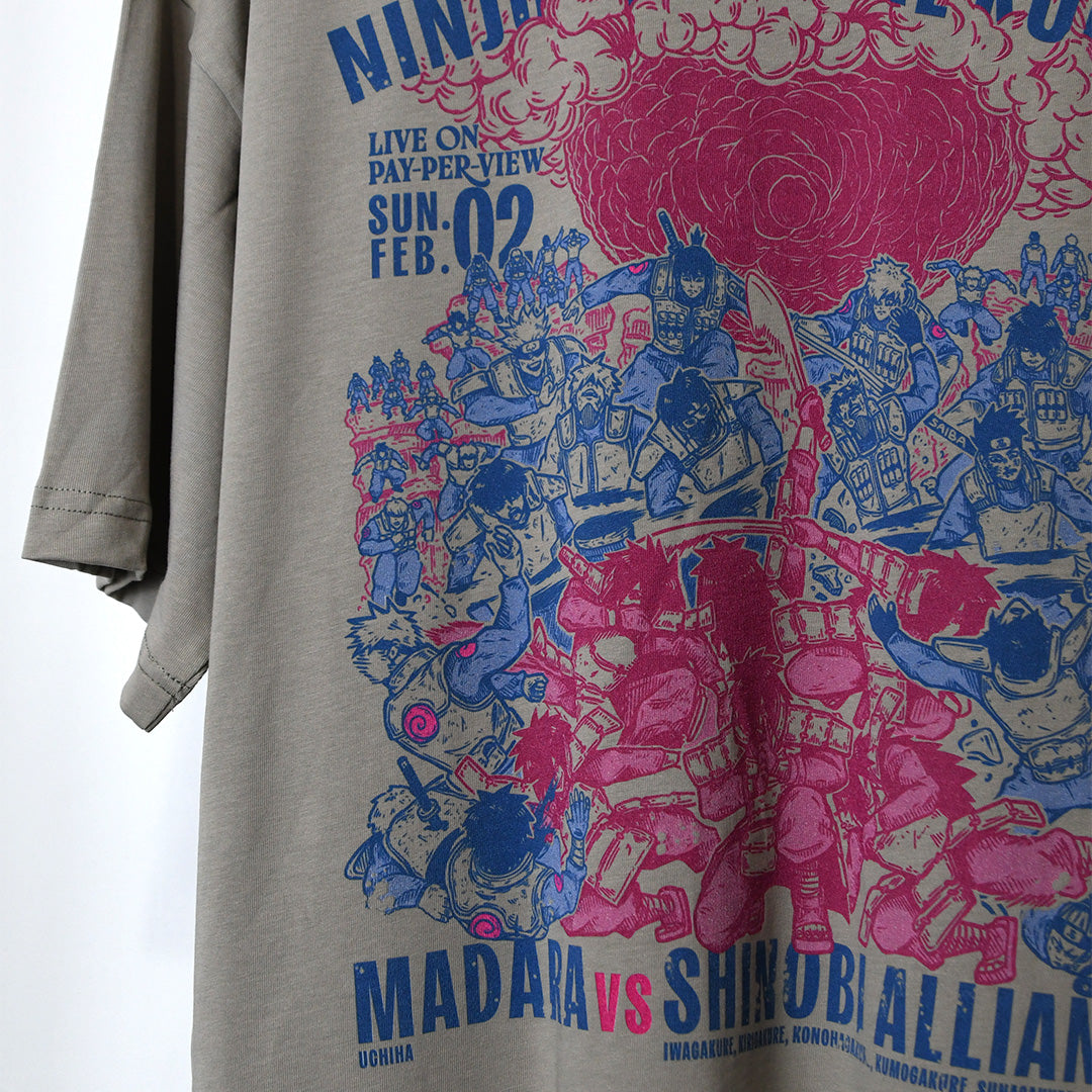 Ninjutsu Royal Rumble Madara Oversized T-shirt