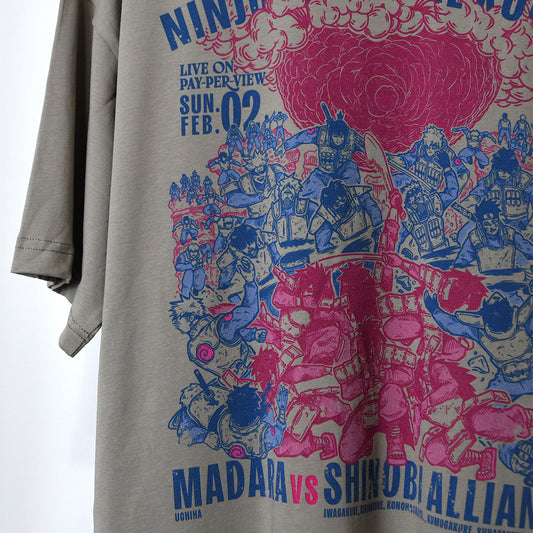Ninjutsu Royal Rumble Madara Oversized T-shirt