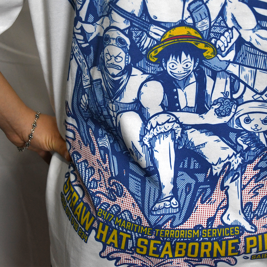 Straw Hat Seaborne Piracy Oversized T-shirt